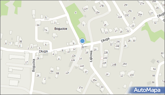Wieliczka, Długa, 16, mapa Wieliczka
