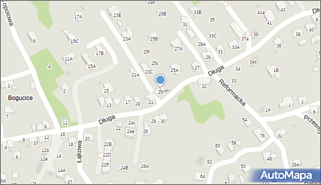 Wieliczka, Długa, 23, mapa Wieliczka