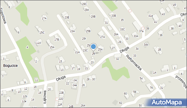 Wieliczka, Długa, 25, mapa Wieliczka