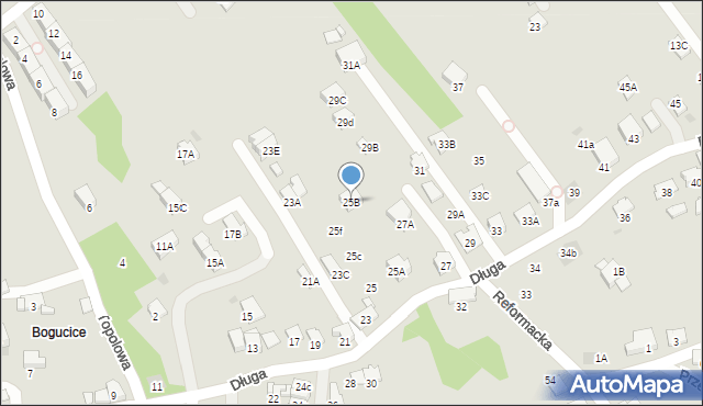 Wieliczka, Długa, 25B, mapa Wieliczka