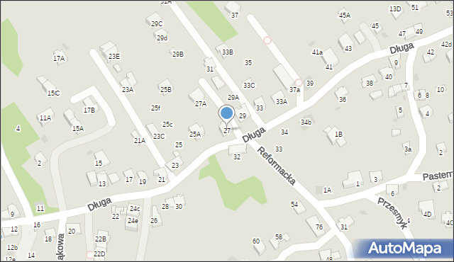 Wieliczka, Długa, 27, mapa Wieliczka