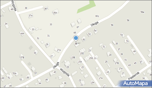 Wieliczka, Długa, 48, mapa Wieliczka