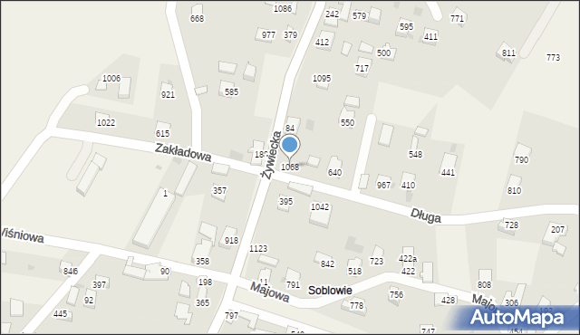 Wieprz, Długa, 1068, mapa Wieprz