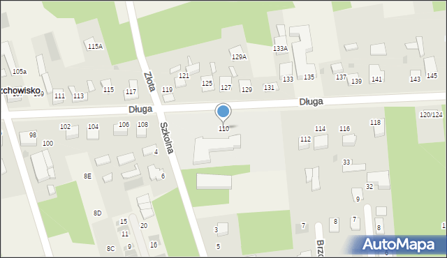 Wierzchowisko, Długa, 110, mapa Wierzchowisko
