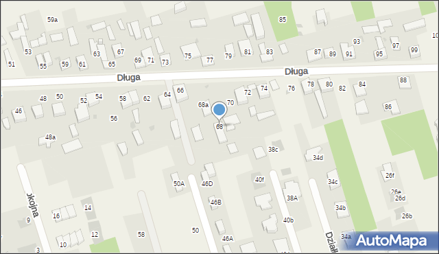 Wierzchowisko, Długa, 68, mapa Wierzchowisko
