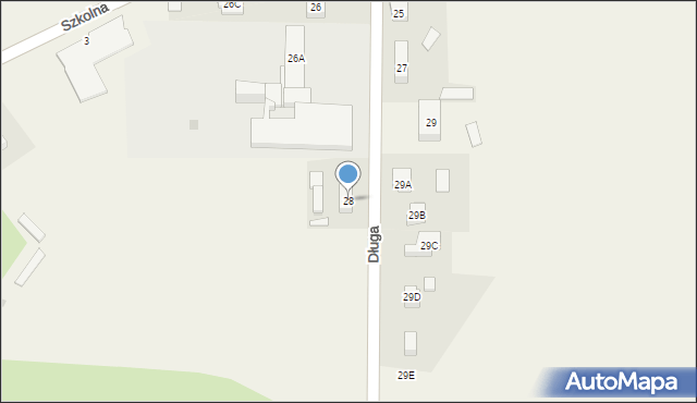 Wierzchowo, Długa, 28, mapa Wierzchowo