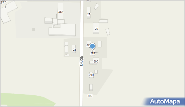 Wierzchowo, Długa, 29B, mapa Wierzchowo
