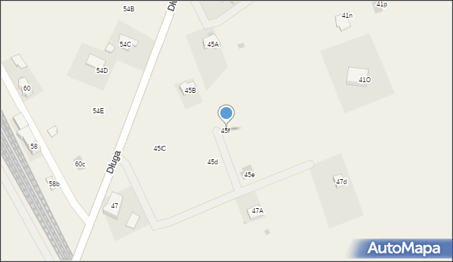 Wierzchowo, Długa, 45f, mapa Wierzchowo