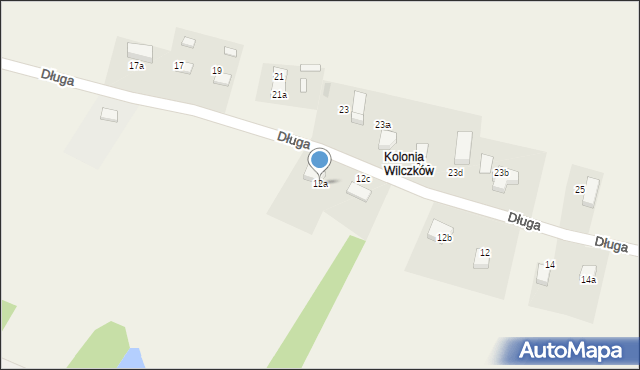 Wilczków, Długa, 12a, mapa Wilczków