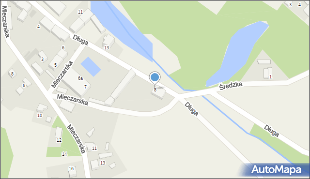 Wilczków, Długa, 8, mapa Wilczków