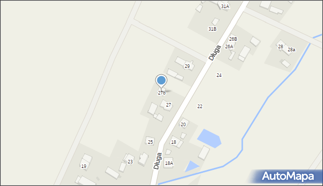 Wilków, Długa, 27b, mapa Wilków
