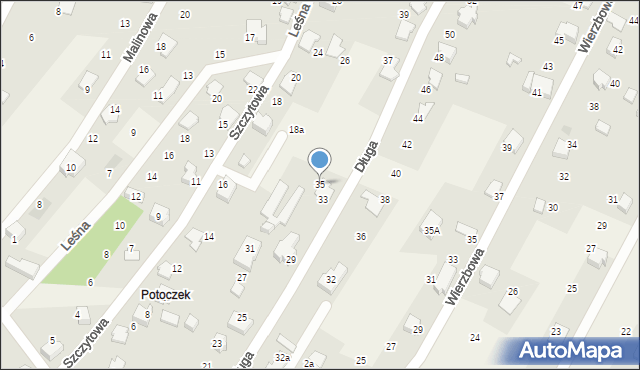 Wilkowice, Długa, 35, mapa Wilkowice