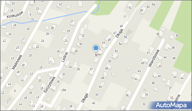 Wilkowice, Długa, 39, mapa Wilkowice