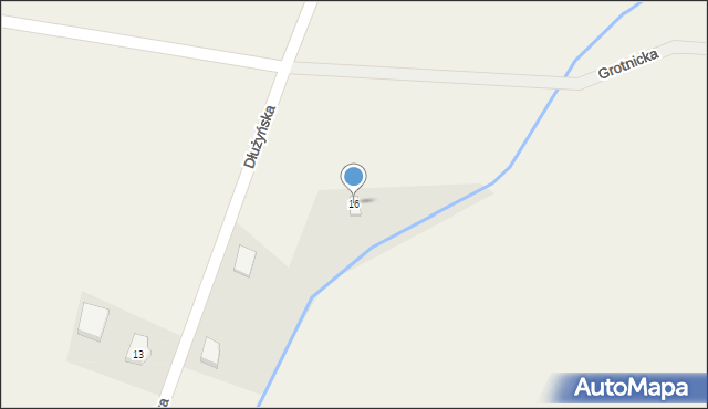 Włoszakowice, Dłużyńska, 16, mapa Włoszakowice