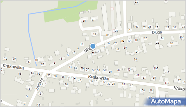 Wojnicz, Długa, 73, mapa Wojnicz