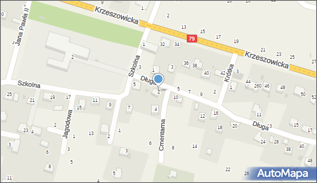 Wola Filipowska, Długa, 2, mapa Wola Filipowska