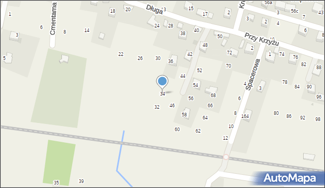 Wola Filipowska, Długa, 34, mapa Wola Filipowska