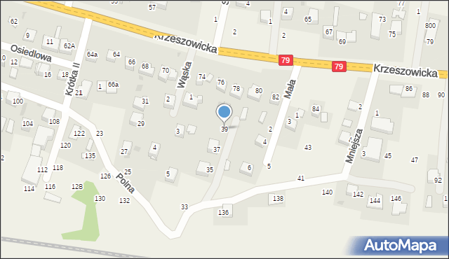 Wola Filipowska, Długa, 39, mapa Wola Filipowska