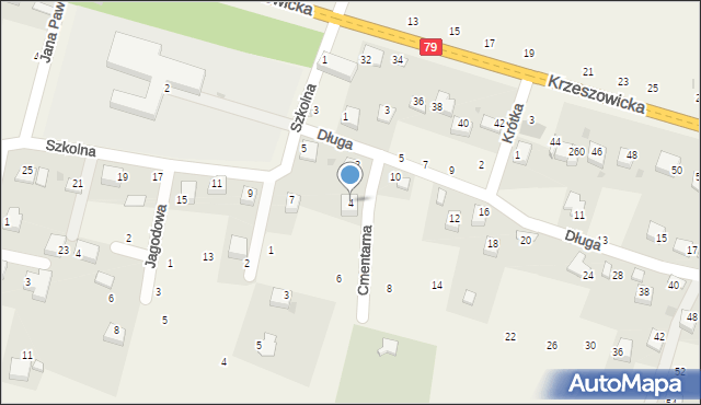 Wola Filipowska, Długa, 4, mapa Wola Filipowska