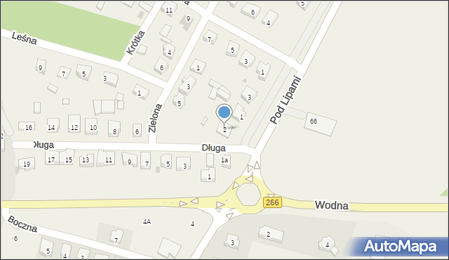 Wola Podłężna, Długa, 2, mapa Wola Podłężna