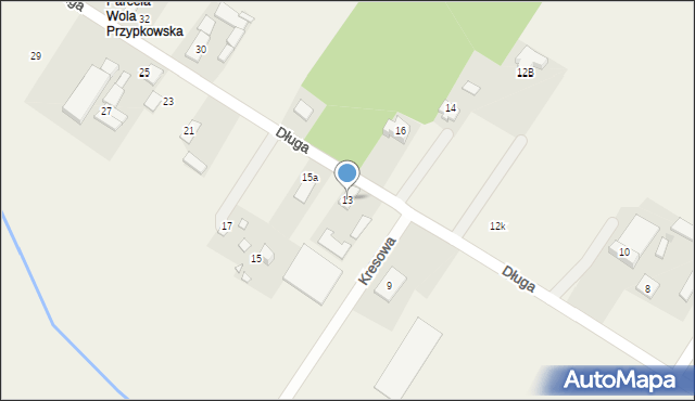Wola Przypkowska, Długa, 13, mapa Wola Przypkowska