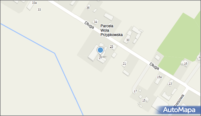 Wola Przypkowska, Długa, 27, mapa Wola Przypkowska