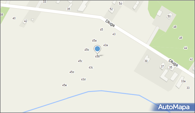 Wola Przypkowska, Długa, 43b, mapa Wola Przypkowska