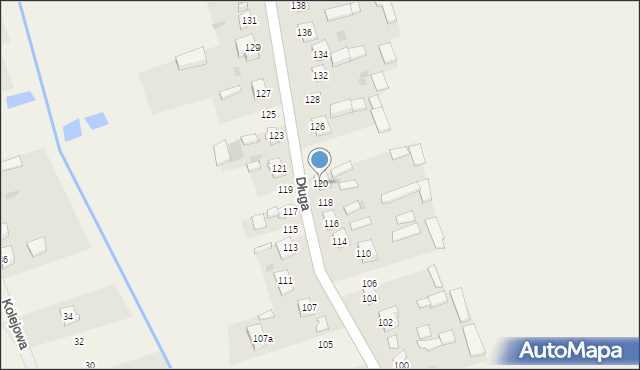 Wola Rębkowska, Długa, 122, mapa Wola Rębkowska