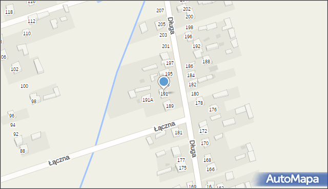 Wola Rębkowska, Długa, 191, mapa Wola Rębkowska