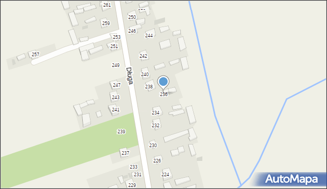 Wola Rębkowska, Długa, 236, mapa Wola Rębkowska