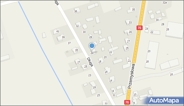 Wola Rębkowska, Długa, 24, mapa Wola Rębkowska