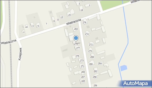 Wola Rębkowska, Długa, 279, mapa Wola Rębkowska