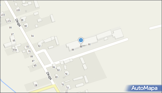 Wola Rębkowska, Długa, 88, mapa Wola Rębkowska