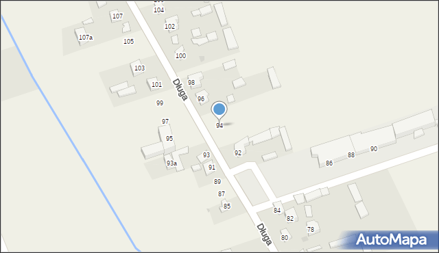 Wola Rębkowska, Długa, 94, mapa Wola Rębkowska