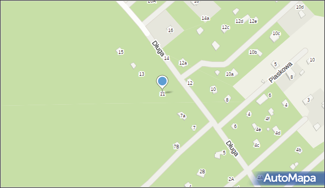 Wólka Kobylańska, Długa, 11, mapa Wólka Kobylańska