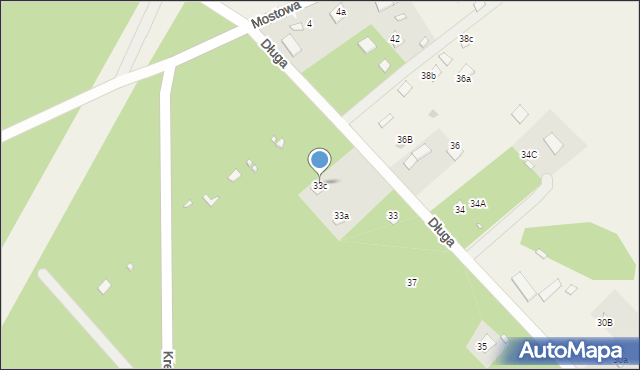 Wólka Kobylańska, Długa, 33c, mapa Wólka Kobylańska