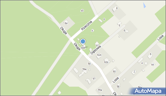 Wólka Kobylańska, Długa, 62d, mapa Wólka Kobylańska