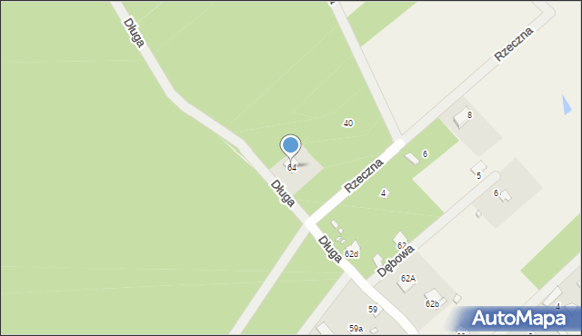 Wólka Kobylańska, Długa, 64, mapa Wólka Kobylańska