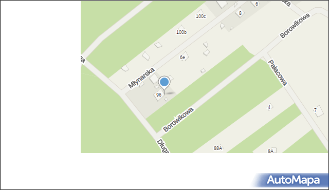 Wólka Kobylańska, Długa, 96a, mapa Wólka Kobylańska