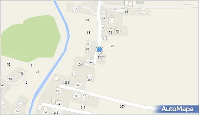 Wróblik Szlachecki, Długa, 81, mapa Wróblik Szlachecki