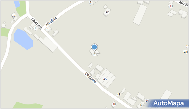 Wrocław, Dłutowa, 4, mapa Wrocławia