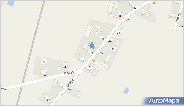 Wudzyn, Długa, 29, mapa Wudzyn