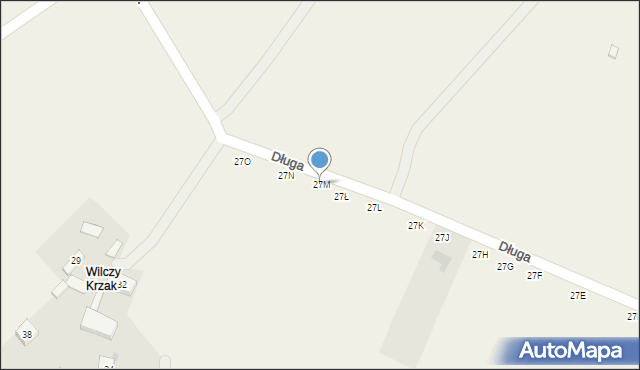Zabijak, Długa, 27M, mapa Zabijak