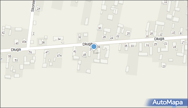 Zabraniec, Długa, 37a, mapa Zabraniec