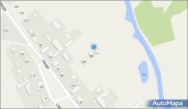 Żarowo, Długa, 86c, mapa Żarowo