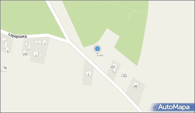 Zarzecze, Długa, 105, mapa Zarzecze