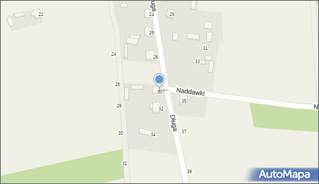 Zawiszyn, Długa, 30, mapa Zawiszyn