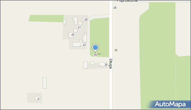 Żdżar, Długa, 41, mapa Żdżar