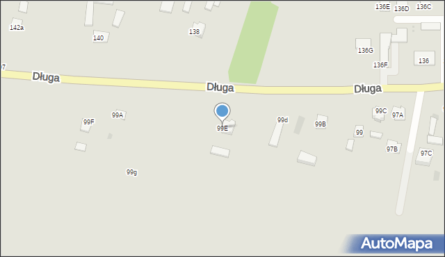 Żelechów, Długa, 99E, mapa Żelechów