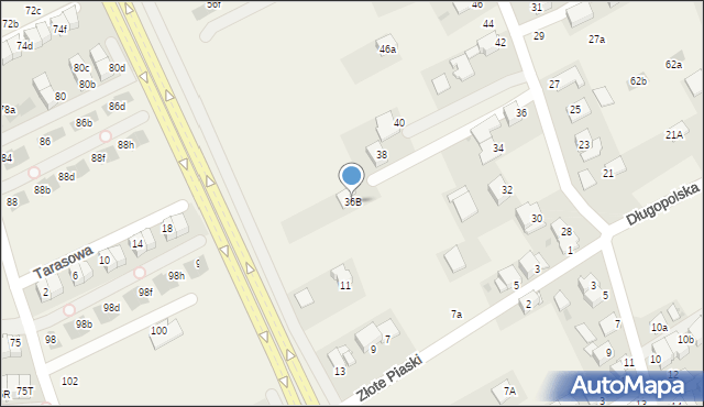Zielonki, Długopolska, 36B, mapa Zielonki